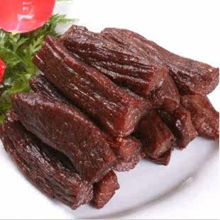 本月特价！内蒙古特产 100%正宗自制风干牛肉干 好吃零食 3件包邮