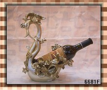 欧式红酒架 创意情侣天鹅酒架 树脂酒架 特价葡萄酒架 工艺品摆件