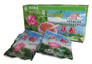  云南保山特产澄江黄泥塘纯藕粉红莲藕藕粉 8*25克