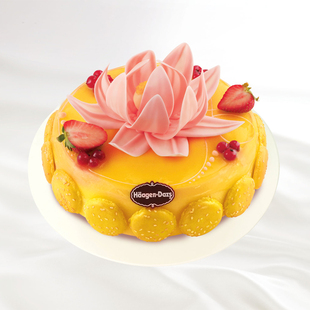  哈根达斯 冰淇淋蛋糕 金色馨香0.5kg 配送专拍