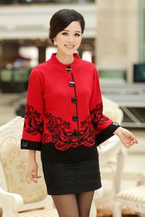 <em>淘宝网</em>秒杀恒源祥<em>中老年</em>女装羊毛衫蝙蝠袖<em>开衫</em>