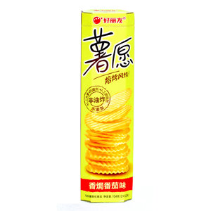 好丽友薯愿薯片香焗番茄味104g 薯片土豆片 休闲零食品 烘培风情