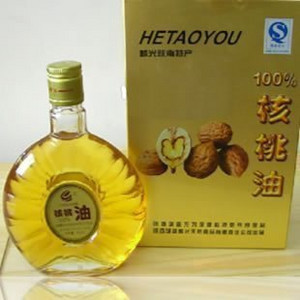  陕西 汉中特产 野生核桃油 100%核桃油（250ml）孕婴食用最佳