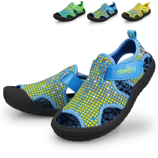  夏季新款男童沙滩鞋包头凉鞋韩版潮鞋儿童新品小凉鞋正品特价