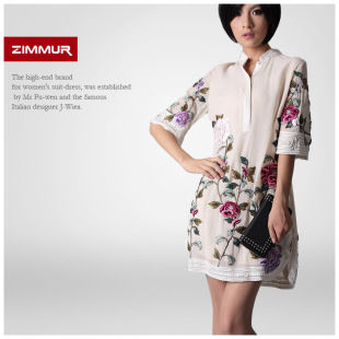 [ZM08002] ZIMMUR正品 ◎ 重工＊推荐！手工绣花＊贴布＊艺术品味