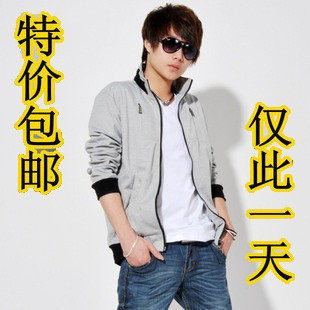 真维斯风格2011冬季新品男装特价包邮简约男士保暖夹克外套 男