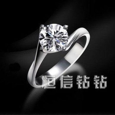 恒信钻钻周生生款特价31分天然南非钻石经典钻戒