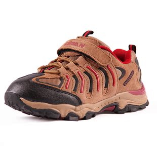  狄猛童鞋 春季新款 儿童登山鞋子旅游鞋男童运动鞋防滑户外鞋