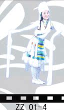 【舞之郎】民族舞服装 藏族服装 舞台服装 民族表演服ZZ01-4