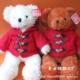 美国GUND的泰迪熊风衣版70cm白色