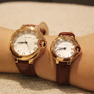  欧美复古英伦金色手表女韩国时尚情侣表黑白手表学生