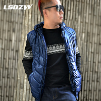 秋冬<em>棉马甲</em>男士<em>加肥加大</em>码<em>羽绒棉背心</em>马夹胖人