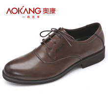 Aokang/奥康 工作鞋 商务正装单鞋正品英伦真牛皮鞋113311019