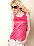Dream Basha ladies ' new colorful shiny-engrave  back vest 030312252