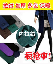 浪莎散装天鹅绒 加厚内拉绒彩色连裤袜保暖袜 打底裤袜厂家批发