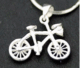 小单车纯银吊坠