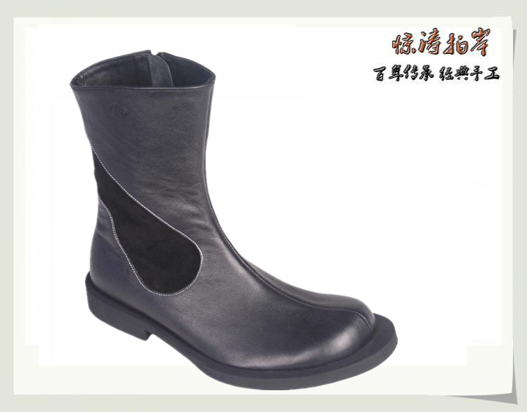 Amateur Women's Boots In cylinder Knight boots manual genuine leather Riding boots Fur integrated Side zipper cowhide Casual shoesin the Women's Shoes, Boots category - from Buy2taobao.com to provide professional Taobao agent buy service