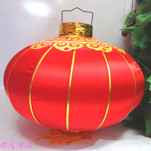  新年灯笼 绸布灯笼 灯笼 大红灯笼 钢口灯笼 节日灯笼 超值大号