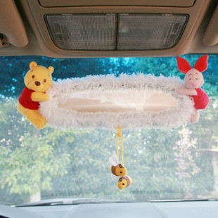 Genuine NAPOLEX Disney Pooh car endoscopic accessories automotive rearview mirror cover PH-110