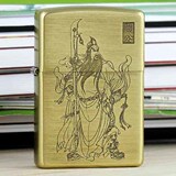 新款上市美国原装正品zippo打火机义字当头古铜双面雕刻关公
