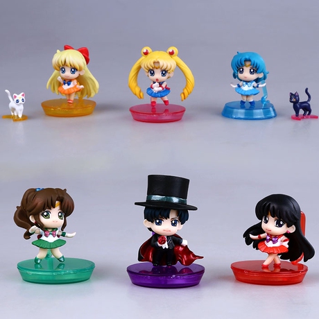 新款推荐 <em>美少女战士</em>6款一套Q版月野兔男<em>朋友</em>