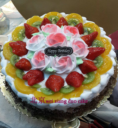 生日蛋糕北京 8寸 新鲜蛋糕当天送 鲜水果蛋糕