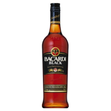 特价【洋酒】仓储直供BACARDI Black百加得朗姆酒黑750ml