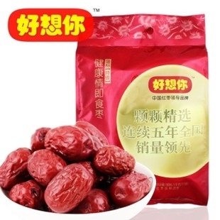  .12 新枣 2包包邮 专柜正品 好想你红枣 好想你 特级 1000克