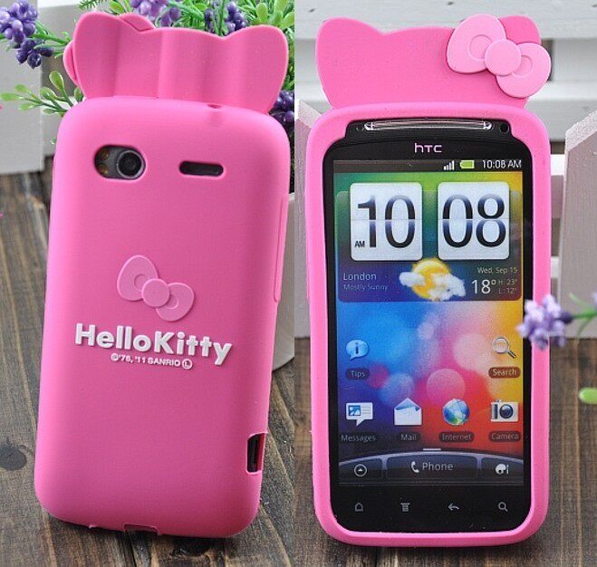 HTC G11<span class=H>手机</span>套 G14外壳 G13硅胶套G10 G12保护套<span class=H>G7</span> G13蝴蝶结卡通
