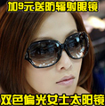 淘金币正品女士偏光太阳镜 明星款时尚女士太阳镜 蛤蟆镜3043