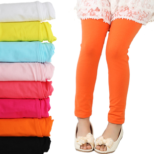  童装女童打底裤春款儿童打底裤夏女 儿童打底裤女童 修身薄纯棉韩