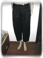 专柜正品ZUCZUG/素然女装新款春装春装亚麻黑色宽松九分裤 M