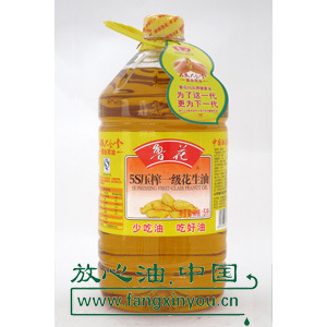  【去吧看看 专做放心粮油】鲁花5S压榨一级花生油5L