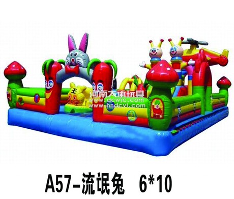 经典动画流氓兔充气乐园60平方大型充气玩具