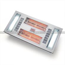 官方正品-包邮新家族2.5米线集成吊顶螺旋形碳纤维浴霸600F-9T