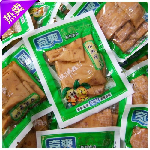 重庆特产奇爽豆干山椒味 独立小包装 散装称重250g 另有其它口味