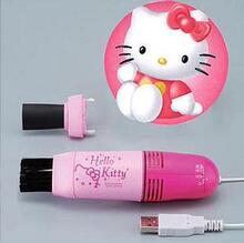 ㊣Hello kitty USB电脑键盘吸尘器键盘刷USB迷你吸尘刷