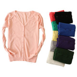 2011春装新款 三件包邮 女装热卖韩版V领棉长袖针织衫外套开衫