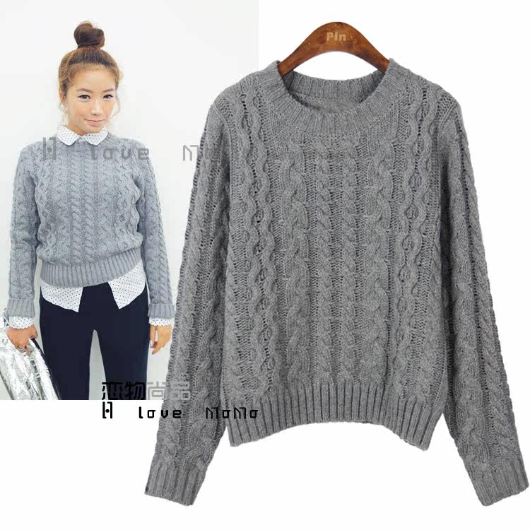 【多图】短款编织<em>毛衣</em> - 短款编织<em>毛衣</em>品牌|价格