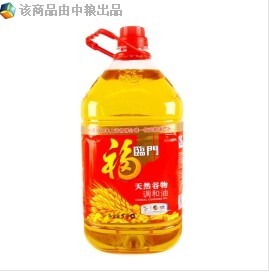  特价 纯正食用油 福临门天然谷物调和油5l  广东江浙沪2瓶包邮