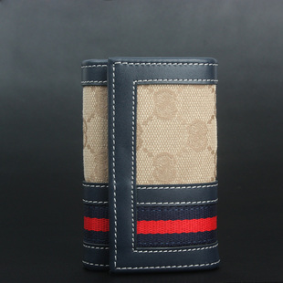  G.Z 正品 时尚复古风 女士 钥匙包 牛皮 真皮 女式 可放大钞