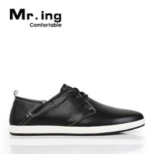 Mr.ing 时尚潮流真皮小牛皮绅士小商务男士休闲鞋流行男鞋 F876