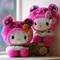上下架计划:正版Sanrio凯蒂猫HelloKitty&Panda蝴蝶结kt猫 毛绒玩具 圣诞礼物