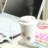 懒角落★创意家居 doulex 简洁 手绘水杯 迷你 usb加湿器 35238