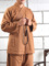 上下架计划:罗汉褂 慈缘棉麻布衣 冬季装夹棉 僧衣服 咖色 斜襟小褂YXB03-22