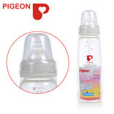 贝亲标准奶嘴 玻璃奶瓶pigeonAA21 AA62 240ml(M号奶嘴)不含双