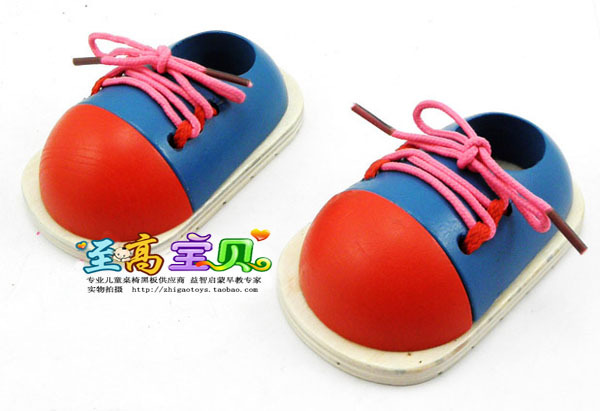 幼教系列之宝宝系鞋带 穿鞋子玩具 穿线木制玩具 幼教开发单只价|msdalam kategori Toy/bayi/teka-teki/blok bangunan/model, manik/teka-teki/Pasangan/pemasangan/Pukul mainan, manik bayi/Sekitar manik - dari Buy2taobao.com untuk memberikan perkhidmatan ejen Taobao profesional membeli