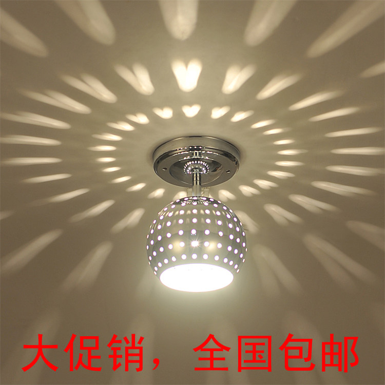 现代简约水晶灯吸顶灯过道灯现代吸顶灯阳台灯走道灯楼梯灯