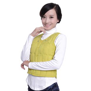  衫宣 冬款 女款保暖羽绒马甲 马夹 羽绒内胆羽绒服羽绒背心 贴袋
