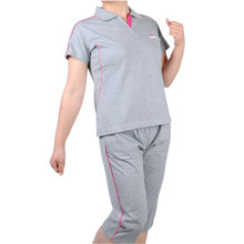 夏季雅鸾958中年女装/中老年运动服套装/妈妈装/纯棉运动衣 加肥